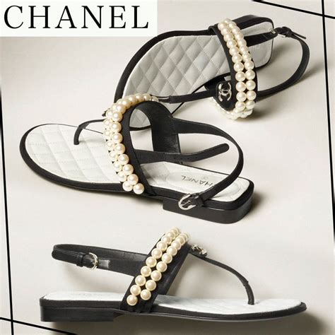 chanel zwarte sandalen|chanel sandals selfridges.